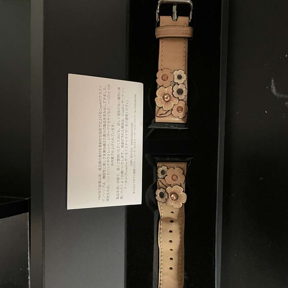 Coach Apple Watch band